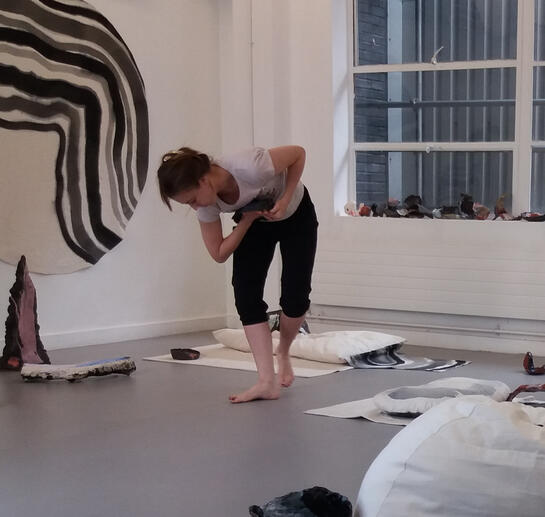 Zoe Kreyes 'Making Air' 2017, Space Studios