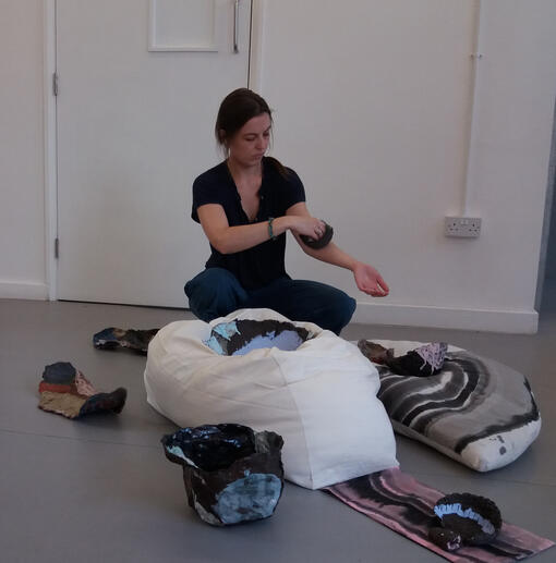 Zoe Kreyes 'Making Air' 2017, Space Studios